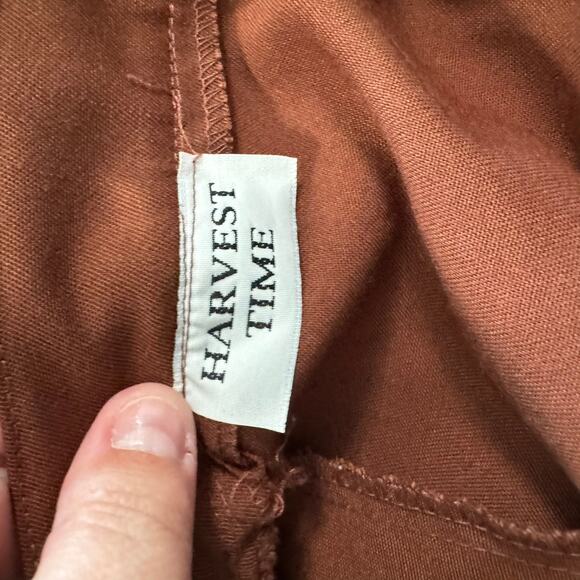 Vintage NEW Harvest Time Brown High Waisted Slacks Pants Women's Size 34 Waist - Picture 6 of 8